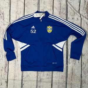 US Parma New Jersey Soccer Club New Adidas Track Jacket Futbol Zip Up